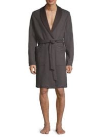 HANRO - LEWIN SHAWL COLLAR ROBE at Saks Fifth Avenue